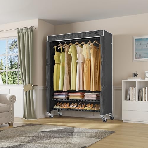 VIPEK R3C Portable Closet for Hanging Clothes Rolling Rack with Cover - Image 2