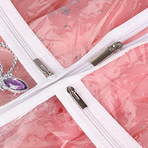 Univivi 40 Inch Dance Costume Garment Bags for Dancers, Clear, 6 Pack - Image 4