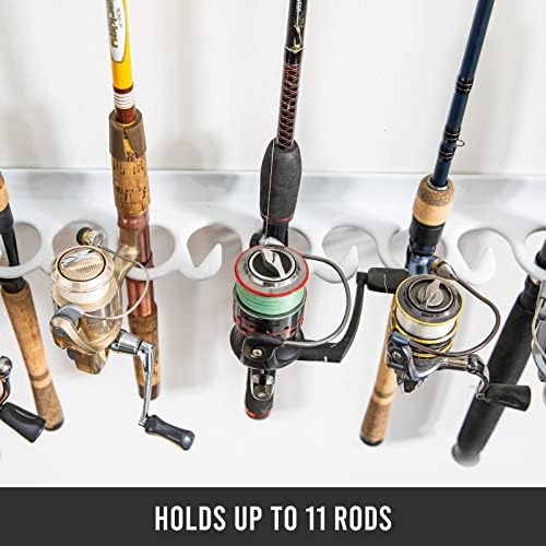Coldcreek Outfitters Universal Fishing Rod Rack, Fishing Gear, Fishing Accessories, Rod Holder, Pole Storage, Wall Mount, Cieling Mount, 24" L x 3" W x 3" H - Image 2