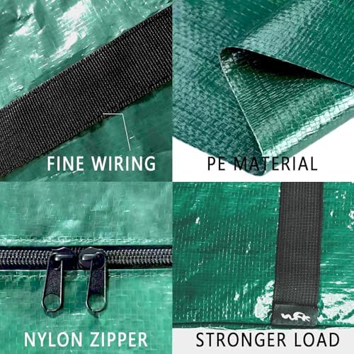 WFK 2 Pack 7FT Christmas Tree Storage Bag Waterproof Tree Bag Green - Image 3
