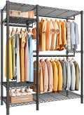 Raybee Clothes Rack with Shelves, Heavy Duty Loads 780LBS, Space-Saving by Raybee