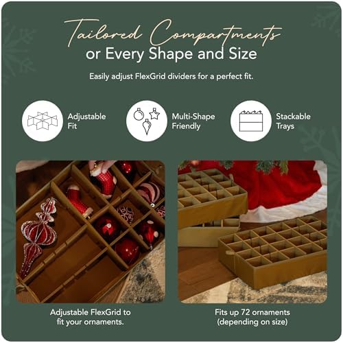 Covermates Adjustable Ornament Storage Bag, 19.25" W x 13" D x 12.5" H - Image 5