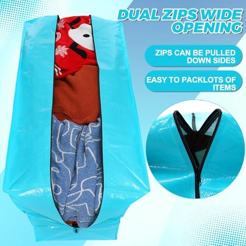 4 Pcs 66 Gallon Extra Large Moving Bags Heavy Duty Storage Bag - Image 6