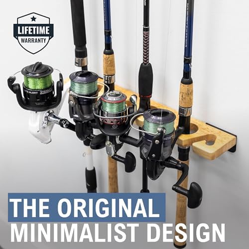 StoreYourBoard Fishing Rod Holder, Wall and Ceiling Rack, Holds 8 Rods - Image 2
