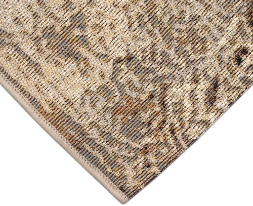 Liora Manne Marina Indoor/Outdoor Power Loomed Synthetic Blend Low Profile Area Rug - Contemporary Graphic Casual Southwestern Colorful (Moderne Bronze) (7'10" x 9'10") - Image 6
