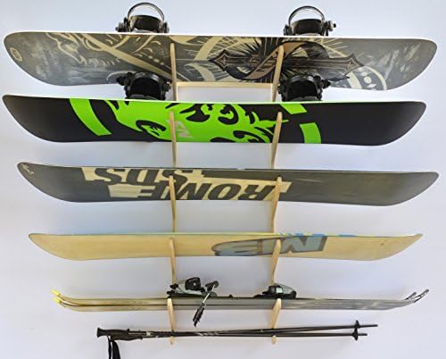 Pro Board Racks THE LIFTY Snowboard Wall Rack (Holds 5) - Image 2