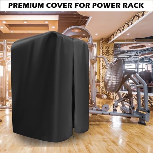47"-110"W Squat Rack Cover with Waterproof Zipper for Gym Equipment - Image 6