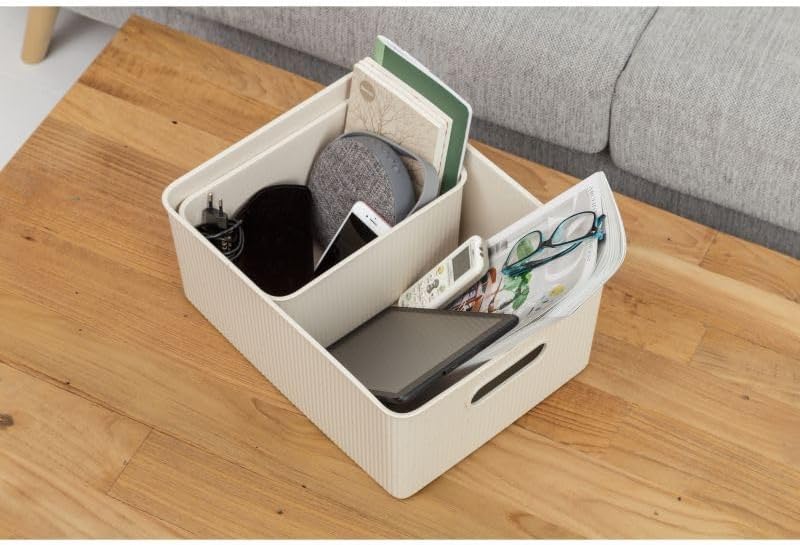 Superio Eco-Friendly Decorative Plastic Basket Open Home Storage Bins Organizer Baskets, Large (8 Pack) Container Boxes for Organizing Closet Storage Bins for Shelves Drawer Shelf 15 Liter - Image 7