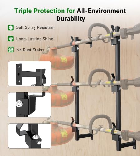 ELITEWILL Weed Eater Racks for Enclosed Trailer Garage Wall - Image 6