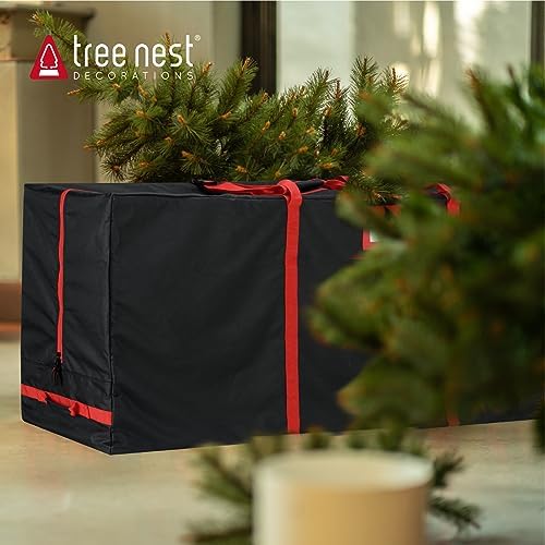 Tree Nest Rolling Christmas Tree Storage Bag 9ft Christmas Tree Box for Xmas Artificial Disassembled Trees Holiday Extra Large Storage Bags Container with Wheels & Handles Waterproof Canvas Oxford - Image 2