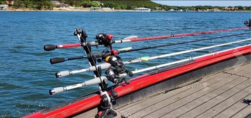 Brocraft Crappie Rod Holder/Transport Rack/Boat Rod Storage System - Image 6