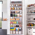 ElegantArray 10-Tier Pantry Door Organizer, Brown by Unknown