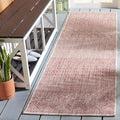 SAFAVIEH Washable Rug Outdoor Courtyard Collection - 2'3" x 8' Runner, Beige & Rust, Non-Shedding & Easy Cleaning, Ideal for Patio, Entryway, Mudroom, Hallway, Kitchen (CY8196-36512) by Unknown