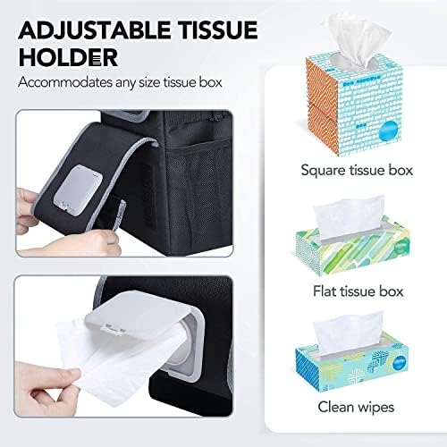 Farasla Waterproof Trunk Organizer with Leakproof Cooler Bag + Car Trash Can - Image 7