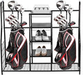 Home-it Golf Organizer Extra Large - Golf Bag Sports Dual Storage Organizer, Perfect for Golfing Bags, Clubs, Balls, Gadgets, Accessories & Equipment, Golf Organizer Rack for Garage and Basement by HOMEIT
