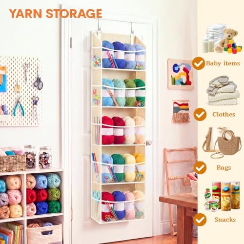 Ofiray-home 5Tiers Over Door Organizer, Weekly Clothes Organizer for Kids - Image 6