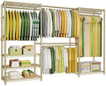 Ulif E1 Heavy Duty Closet Garment Rack, 6 Tiers Adjustable Clothing Storage by Ulif