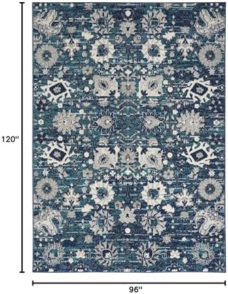 Nourison Home Passion Surf 8' x 10' Area Rug - Easy Clean, Non Shedding, Bed Room, Living Room, Dining Room, Kitchen (8' x 10') - Image 2