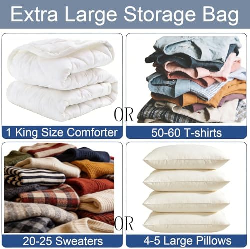 12 Pack Heavy Duty Moving Bags Extra Large Packing Bags, Navy Blue - Image 5
