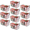 BlissTotes Moving Bags, 10-Pack Storage Bags, Moving Boxes Heavy Duty Extra Large, Moving Totes, Clear moving Bag, Reinforced Handles & Tag Pocket (93L) by BlissTotes