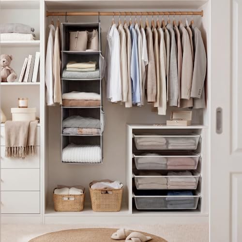 StorageWorks Hanging Closet Organizer for Small Closets, 5 Shelf - Image 2