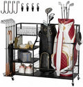 Golf Storage Organizer for Bags, Extra Large Golf Club Racks for Garage Golf Bag Stand Holder for Golf Equipment Accessories by LhysnWeareprofessionalracksellerwith20yearsofexperience