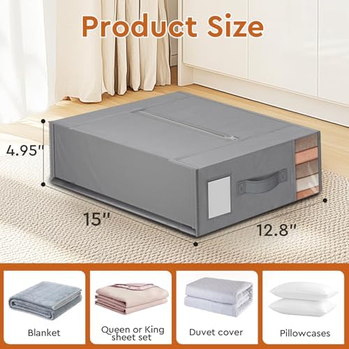 StorageTastic Bed Sheet Closet Organizers and Storage Under Bed Storage - Image 2