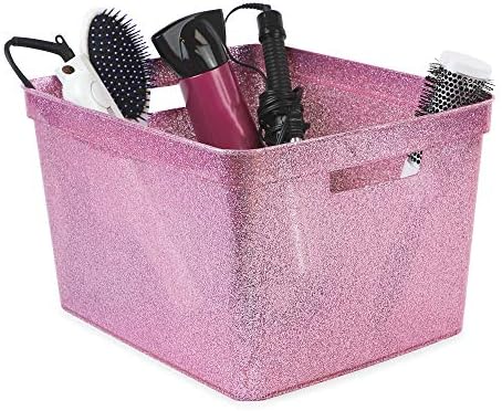 Isaac Jacobs Large Glitter Storage Bin Set (14" x 11.5" x 8.75") - Image 3