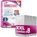 TAILI 8 Pack Vacuum Storage Bags, XXL Jumbo (47x39 Inch), Cream by TAILI