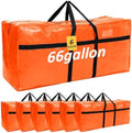6 Pcs 66 Gallon Extra Large Moving Bags Heavy Duty Storage Bag by Clysee