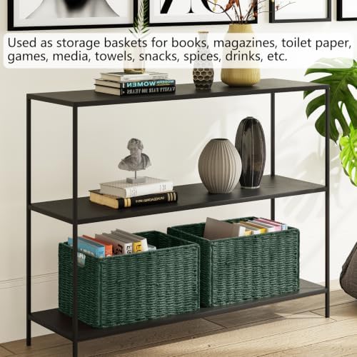 Vagusicc Large Wicker Storage Basket, Collapsible Baskets for Organizing - Image 4