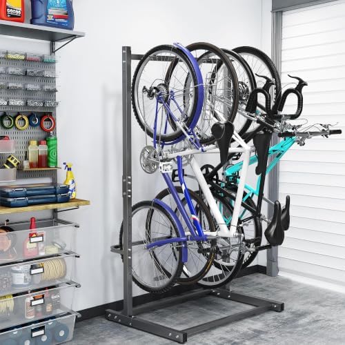 Ultrawall Freestanding Bike Rack, Vertical Bike Storage Stand for Garage - Image 2