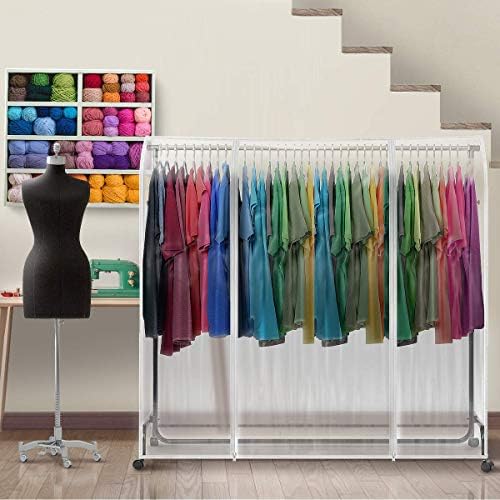 Sorbus Garment Rack Cover, Dustproof Clothing Protector (2 Pack) - Image 5
