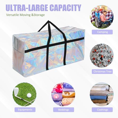 4 Pcs 66 Gallon Extra Large Moving Bags Heavy Duty Storage Bag - Image 4