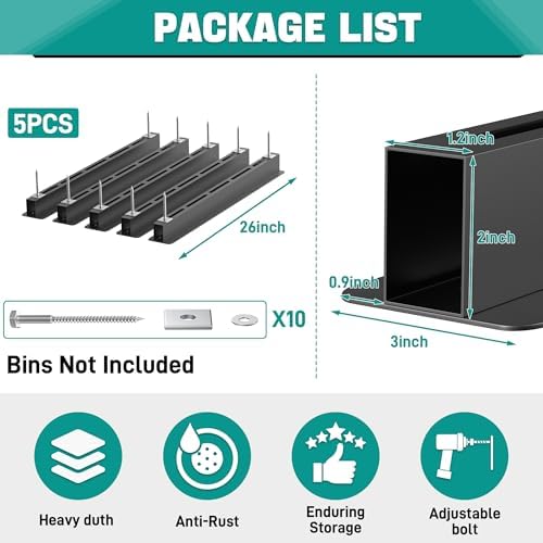 EVERHANGER Ceiling Storage Rack, Heavy Duty Overhead Garage Storage Rack - Image 2