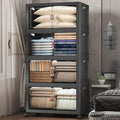 UAMFURI 672QT Stackable Storage Bins with Lids,Doors & Wheels by UAMFURIDirect