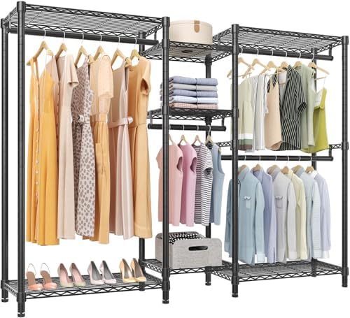 VIPEK Classic V6 Wire Garment Rack, Dynamic Closet System Adjustable by VIPEK