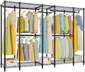VIPEK V50 Basic Expandable Clothes Rack, Heavy Duty Closet System, Black by VIPEK