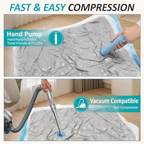 Vacuum Storage Bags with Hand Pump, Vacuum Seal Space Saver Bags,35 Combo - Image 6
