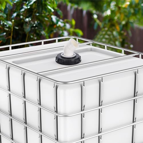 PATIKIL 45° IBC Lid Filter Cover 163mm Plastic Ton Barrel Cover with Washable Nylon Filter IBC Tote Hose Adapter IBC Tank Container for Rainwater Tank Rain Tank 1000L IBC Tank, Black White (Pack of 2) - Image 4