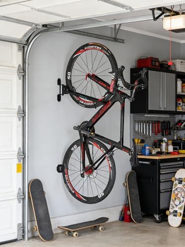 cyclists Wall Mount Bikes Storage Rack for Garage - Image 2