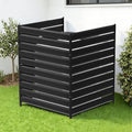 3 Panels Air Conditioner Fence，42" H x 38" W Outdoor Freestanding Privacy Panel Screen Trash Can Decorative Fence Panel No Dig Backyard Fencing for AC, Patio, Pool, Outside, Backyard, Balcony by Nidouillet