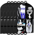 6 Pcs Cheer Garment Bags for Cheerleading Uniform, Waterproof Oxford Cloth by LAIAMER