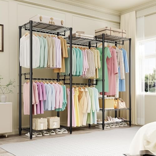 Garvee Portable Clothes Rack Heavy Duty Garment Rack - Image 2