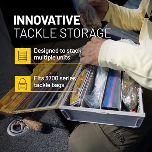 Plano EDGE 3700 Premium Deep Tackle Utility Box, Clear and Yellow, Waterproof and Rust-Resistant Bait and Terminal Tackle Storage Organization Box - Image 5