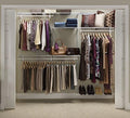ClosetMaid ShelfTrack Wire Closet Organizer System, Adjustable from 5 to 8 Ft., with Shelves, Clothes Rods, Shoe Shelf, Hardware, Durable Steel, White by Unknown