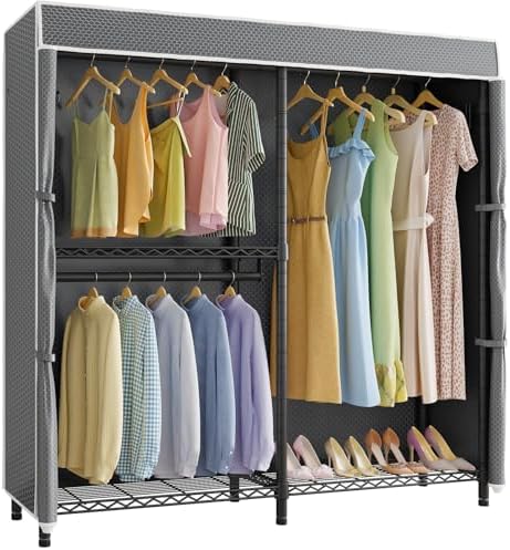 VIPEK V4C Portable Closet System Heavy Duty Covered Clothing Rack for Home by VIPEK