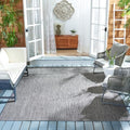 SAFAVIEH Courtyard Outdoor Area Rug 9x12, Large Black & Beige CY8521-36621 by Unknown