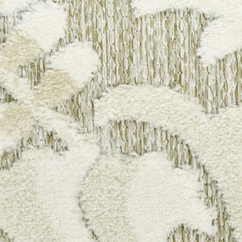 Nourison Home Aloha Ivory Sage 7'10" x 10'6" Area Rug - Easy Clean, Non Shedding, Bed Room, Living Room, Dining Room, Kitchen (8' x 11') - Image 6