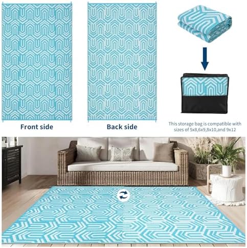 GAOMON Outdoor Rug 9x18 ft Extra Large Waterproof Patio Rug - Image 2